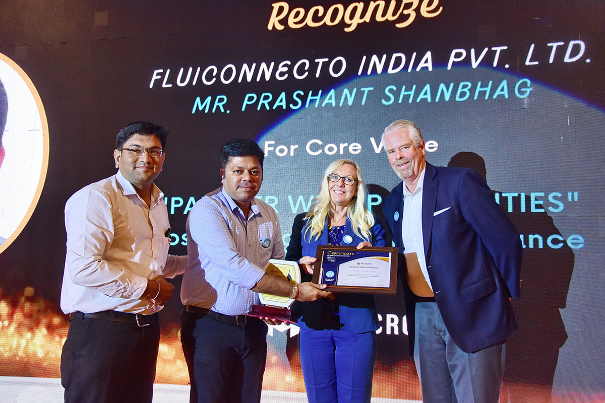 Fluiconnecto India Awarded the Milacron 