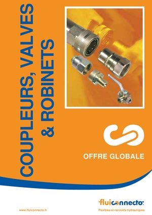 Coupleurs, valves & robinets